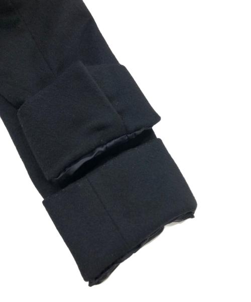 23区（ニジュウサンク）23区 (ニジュウサンク) フォックスファーカシミヤコート ブラック サイズ:40の古着・服飾アイテム