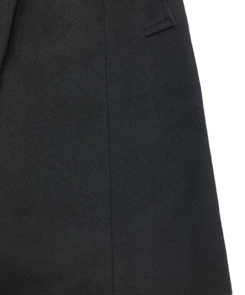 23区（ニジュウサンク）23区 (ニジュウサンク) フォックスファーカシミヤコート ブラック サイズ:40の古着・服飾アイテム