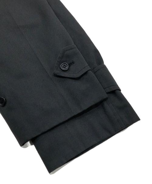 Burberry's（バーバリーズ）Burberry's (バーバリーズ) 裏チェックステンカラーコート ブラック サイズ:表記なしの古着・服飾アイテム