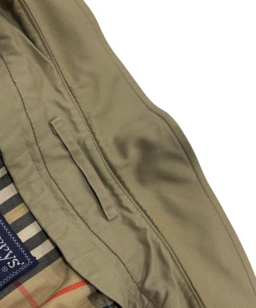 Burberry's（バーバリー）Burberry's (バーバリーズ) 一枚袖 裏ノヴァチェックステンカラーコート ベージュ サイズ:表記なしの古着・服飾アイテム