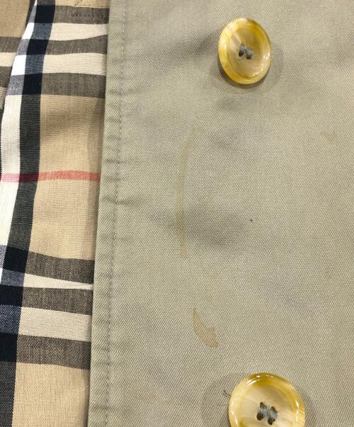 Burberry's（バーバリー）Burberry's (バーバリーズ) 一枚袖 裏ノヴァチェックステンカラーコート ベージュ サイズ:表記なしの古着・服飾アイテム