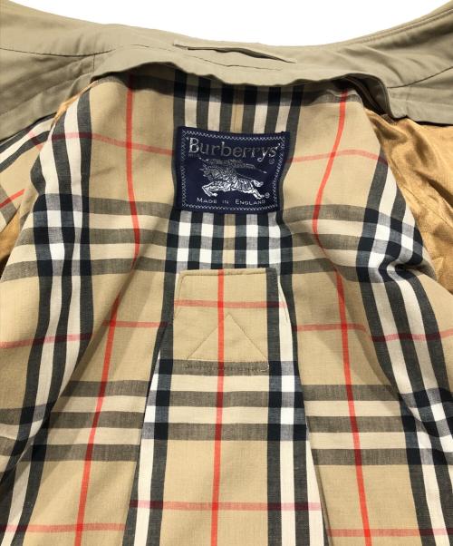 Burberry's（バーバリー）Burberry's (バーバリーズ) 一枚袖 裏ノヴァチェックステンカラーコート ベージュ サイズ:表記なしの古着・服飾アイテム