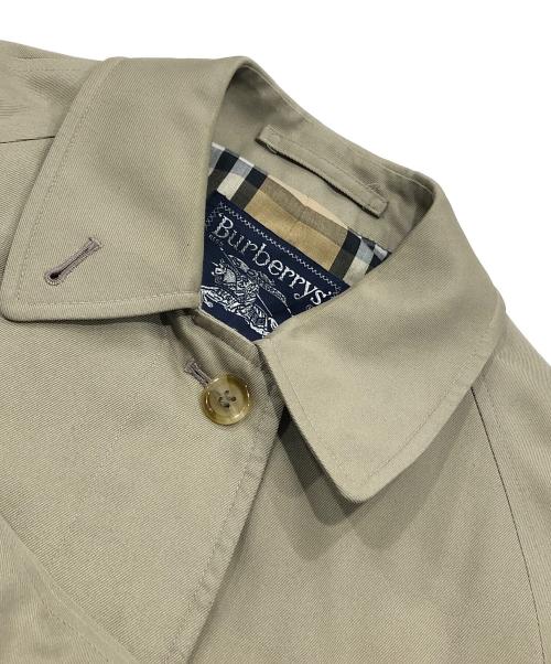 Burberry's（バーバリーズ）Burberry's (バーバリーズ) 裏ノヴァチェックステンカラーコート ベージュ サイズ:表記なしの古着・服飾アイテム
