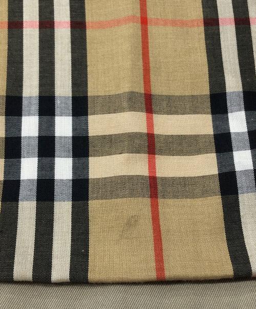Burberry's（バーバリーズ）Burberry's (バーバリーズ) 裏ノヴァチェックステンカラーコート ベージュ サイズ:表記なしの古着・服飾アイテム