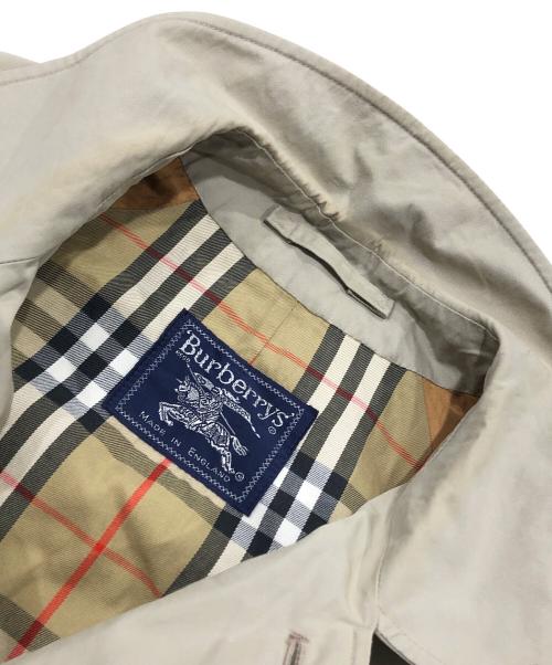 Burberry's（バーバリーズ）Burberry's (バーバリーズ) 裏ノヴァチェックステンカラーコート ベージュ サイズ:表記なしの古着・服飾アイテム