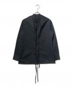 yohji yamamoto+noirヨウジヤマモトプリュスノアール）の古着「テーラードカラーシャツ」｜ブラック
