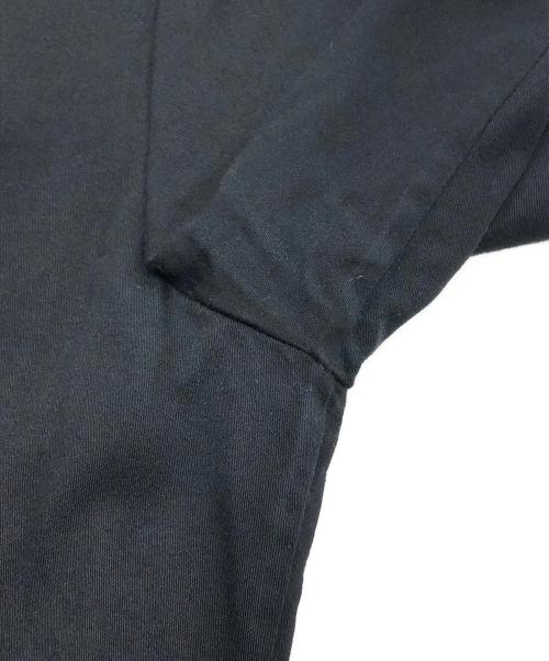 yohji yamamoto+noir（ヨウジヤマモトプリュスノアール）yohji yamamoto+Noir (ヨウジヤマモトプリュスノアール) テーラードカラーシャツ ブラック サイズ:1の古着・服飾アイテム