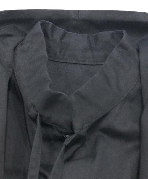 yohji yamamoto+noir（ヨウジヤマモトプリュスノアール）yohji yamamoto+Noir (ヨウジヤマモトプリュスノアール) テーラードカラーシャツ ブラック サイズ:1の古着・服飾アイテム