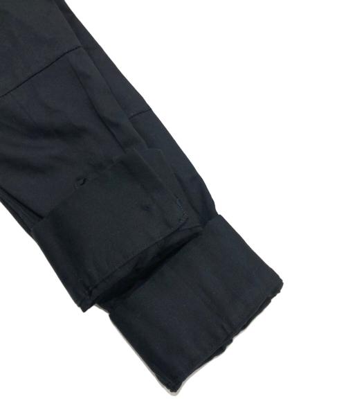 YOHJI YAMAMOTO（ヨウジヤマモト）YOHJI YAMAMOTO (ヨウジヤマモト) ビッグオープンカラーシャツ ブラック サイズ:2の古着・服飾アイテム