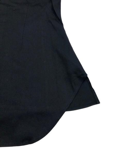 YOHJI YAMAMOTO（ヨウジヤマモト）YOHJI YAMAMOTO (ヨウジヤマモト) ビッグオープンカラーシャツ ブラック サイズ:2の古着・服飾アイテム