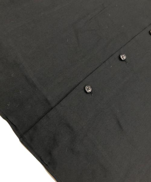 YOHJI YAMAMOTO（ヨウジヤマモト）YOHJI YAMAMOTO (ヨウジヤマモト) ビッグオープンカラーシャツ ブラック サイズ:2の古着・服飾アイテム
