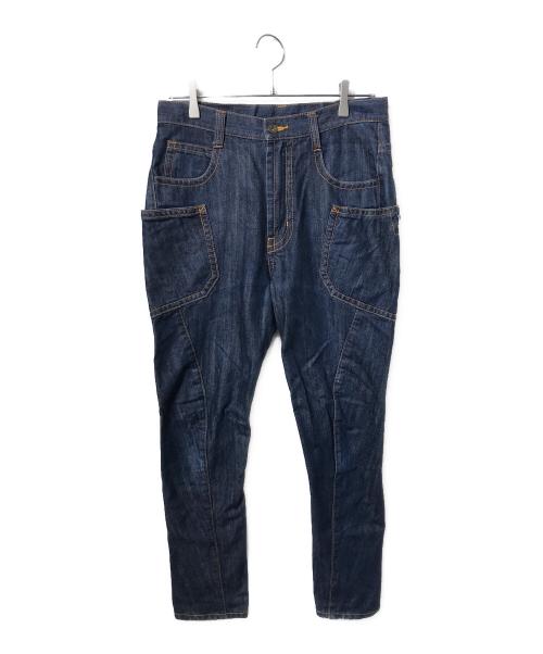 GRIP SWANY（グリップスワニー）GRIP SWANY (グリップスワニー) サルエルキャンプデニムパンツ インディゴ サイズ:SIZE Sの古着・服飾アイテム