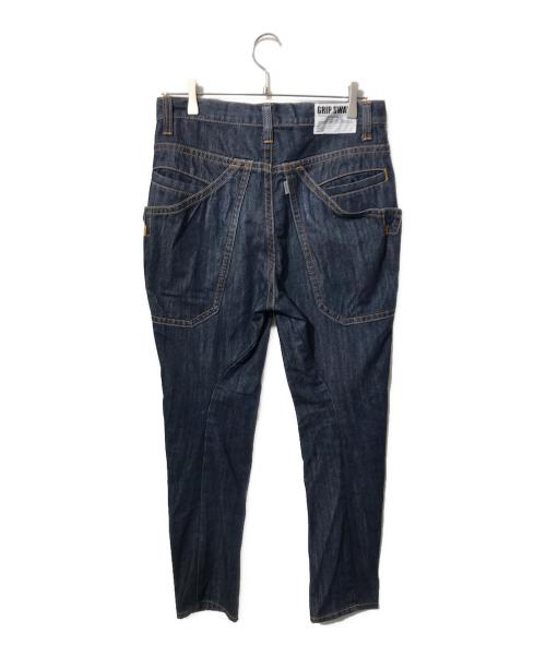 GRIP SWANY（グリップスワニー）GRIP SWANY (グリップスワニー) サルエルキャンプデニムパンツ インディゴ サイズ:SIZE Sの古着・服飾アイテム