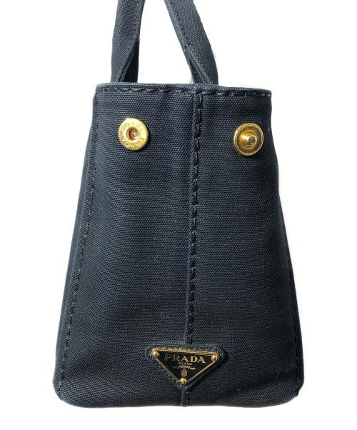 PRADA（プラダ）PRADA (プラダ) カナパ2WAYトートバッグ ネイビーの古着・服飾アイテム