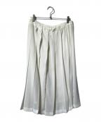tricot COMME des GARCONSトリココムデギャルソン）の古着「プリーツスカート／ロングスカート」｜ホワイト