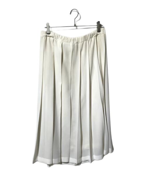 tricot COMME des GARCONS（トリココムデギャルソン）tricot COMME des GARCONS (トリココムデギャルソン) プリーツスカート／ロングスカート ホワイト サイズ:表記なしの古着・服飾アイテム