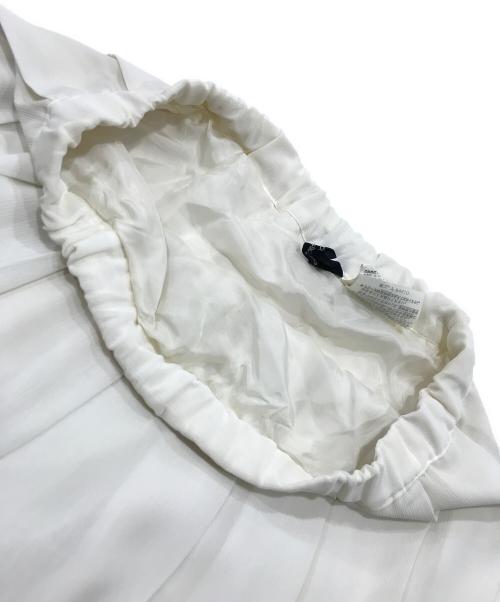tricot COMME des GARCONS（トリココムデギャルソン）tricot COMME des GARCONS (トリココムデギャルソン) プリーツスカート／ロングスカート ホワイト サイズ:表記なしの古着・服飾アイテム