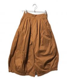 HARVESTY（ハーベスティー）の古着「サーカスキュロット／バルーンパンツ」｜ブラウン