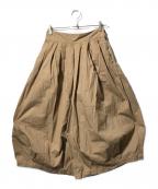 HARVESTYハーベスティー）の古着「コットンサーカスキュロットパンツ/バルーンパンツ」｜ブラウン