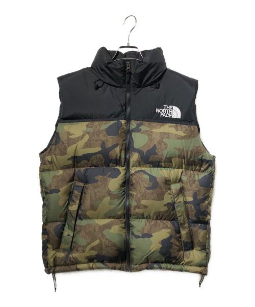 THE NORTH FACE（ザ ノース フェイス）THE NORTH FACE (ザ ノース フェイス) Novelty Nuptse Vest カーキ サイズ:Mの古着・服飾アイテム