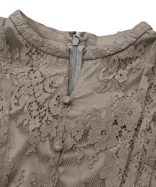 CELFORD（セルフォード）CELFORD (セルフォード) ボウタイレースマーメイドワンピース ベージュ サイズ:36の古着・服飾アイテム