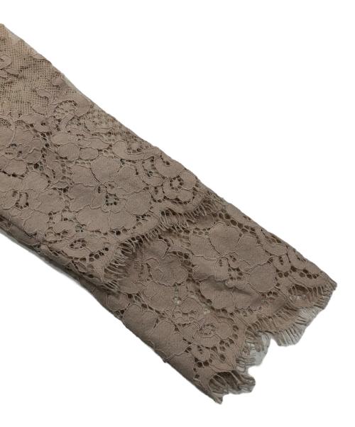 CELFORD（セルフォード）CELFORD (セルフォード) ボウタイレースマーメイドワンピース ベージュ サイズ:36の古着・服飾アイテム