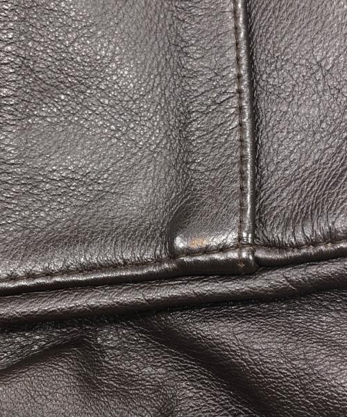 UNDERCOVERISM（アンダーカバーイズム）UNDERCOVERISM (アンダーカバー) アーカイブレザークロップドパンツ ブラウン サイズ:表記なしの古着・服飾アイテム