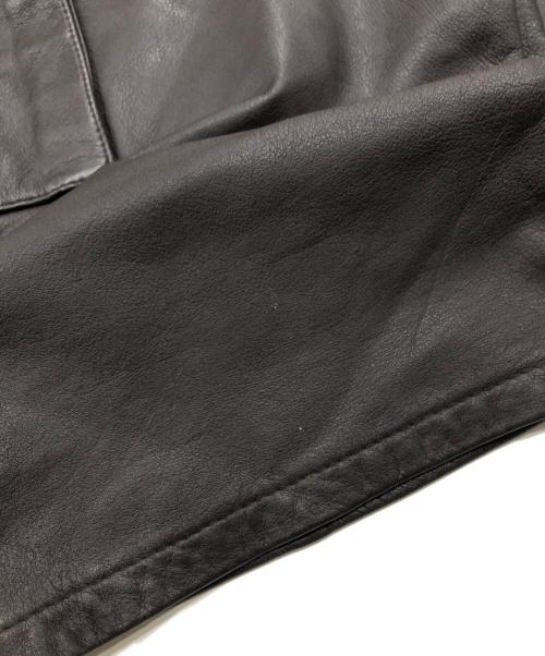 UNDERCOVERISM（アンダーカバーイズム）UNDERCOVERISM (アンダーカバー) アーカイブレザークロップドパンツ ブラウン サイズ:表記なしの古着・服飾アイテム