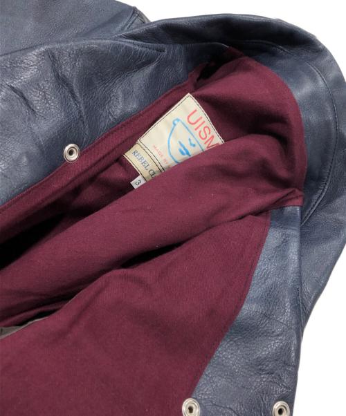 UNDERCOVERISM（アンダーカバーイズム）UNDERCOVERISM (アンダーカバーイズム) ダブルライダースジャケット ブルー サイズ:3の古着・服飾アイテム