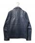 UNDERCOVERISM (アンダーカバーイズム) ダブルライダースジャケット ブルー サイズ:3：65000円