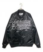 BUDS POOLバッズプール）の古着「中綿スタジャン」｜ブラック