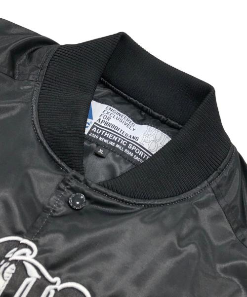 BUDS POOL（バッズプール）BUDS POOL (バッズプール) 中綿スタジャン ブラック サイズ:XLの古着・服飾アイテム