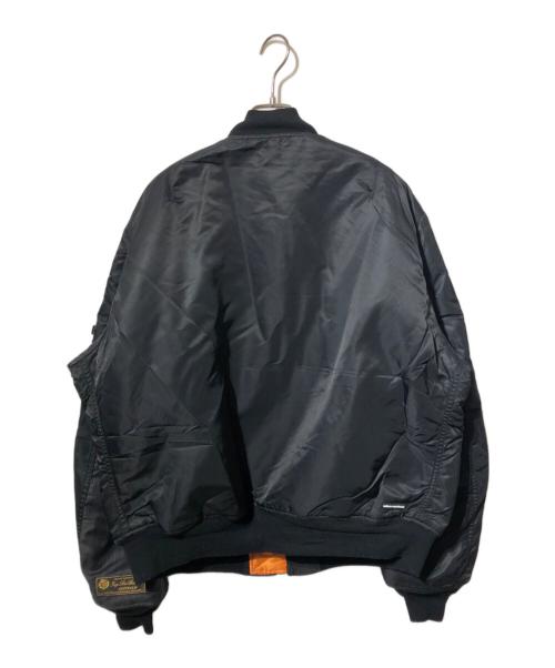 ALPHA（アルファ）ALPHA (アルファ) LORO PIANA (ロロピアーナ) uniform experiment (ユニフォームエクスペリメント) トリプルネームカスタムジャケット ブラック サイズ:XLの古着・服飾アイテム