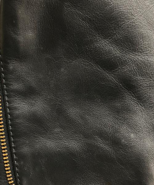 VANSON（バンソン）VANSON (バンソン) レザージャケット ブラック サイズ:44の古着・服飾アイテム