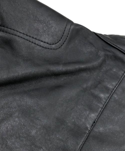 VANSON（バンソン）VANSON (バンソン) レザージャケット ブラック サイズ:44の古着・服飾アイテム