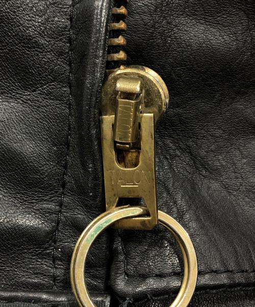 VANSON（バンソン）VANSON (バンソン) レザージャケット ブラック サイズ:44の古着・服飾アイテム