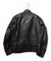 VANSON (バンソン) レザージャケット ブラック サイズ:44：34000円