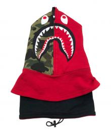 A BATHING APE（ア ベイシング エイプ）の古着「1ST CAMO SHARK FACE MASK HOODIE / バラクラバ」｜マルチカラー