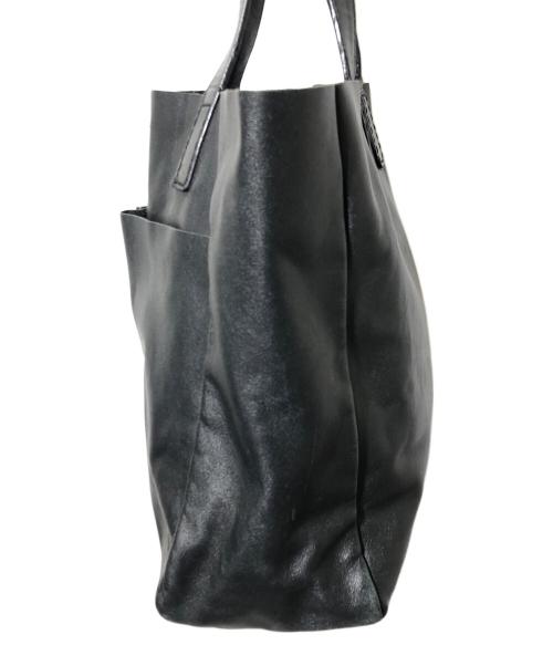 ANYA HINDMARCH（アニヤ・ハインドマーチ）ANYA HINDMARCH (アニヤ・ハインドマーチ) BITS BOBS NEVIS RAW SMALL ブラックの古着・服飾アイテム