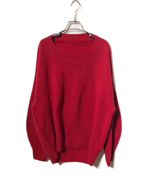 Spick and Span（スピックアンドスパン）Spick and Span (スピックアンドスパン) ニュアンスコクーンシルエットニット レッド サイズ:不明の古着・服飾アイテム