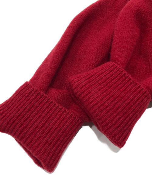 Spick and Span（スピックアンドスパン）Spick and Span (スピックアンドスパン) ニュアンスコクーンシルエットニット レッド サイズ:不明の古着・服飾アイテム