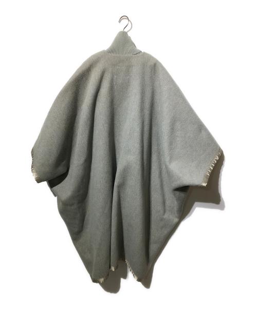 Maison Margiela（メゾンマルジェラ）Maison Margiela (メゾンマルジェラ) 2way ウール カシミヤ混 ケープコート グレー サイズ:40の古着・服飾アイテム