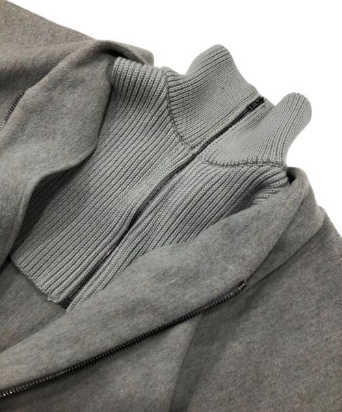 Maison Margiela（メゾンマルジェラ）Maison Margiela (メゾンマルジェラ) 2way ウール カシミヤ混 ケープコート グレー サイズ:40の古着・服飾アイテム
