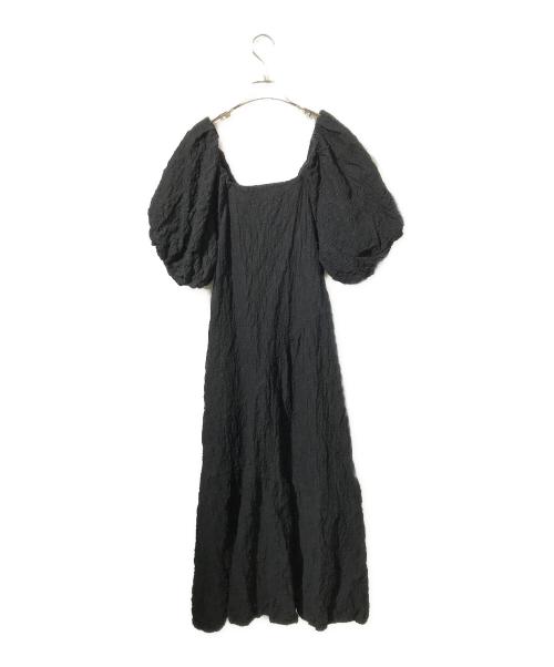 emmi atelier（エミアトリエ）emmi atelier (エミアトリエ) ワッシャーコットンワンピース ネイビー サイズ:SIZE Mの古着・服飾アイテム