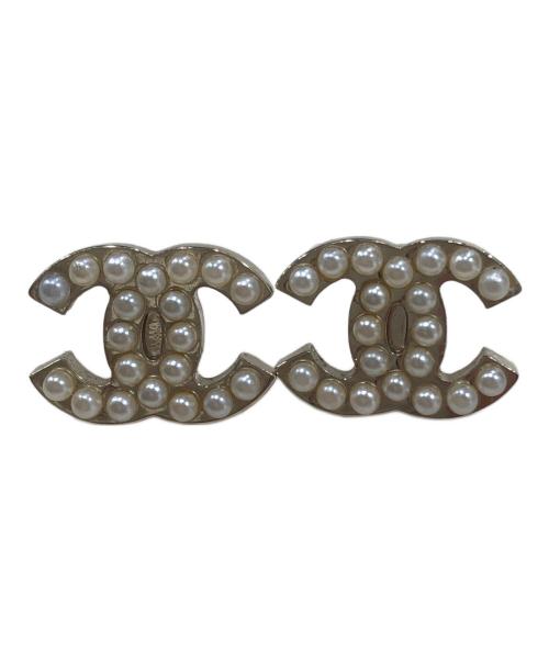 CHANEL（シャネル）CHANEL (シャネル) パールココマークピアス シルバーの古着・服飾アイテム