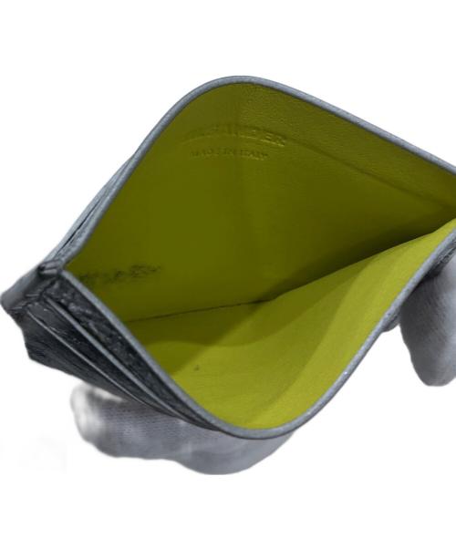 JIL SANDER（ジルサンダー）JIL SANDER (ジルサンダー) ロゴレザーカードケース シルバーの古着・服飾アイテム