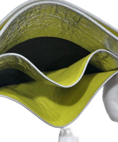 JIL SANDER（ジルサンダー）JIL SANDER (ジルサンダー) ロゴレザーカードケース シルバーの古着・服飾アイテム