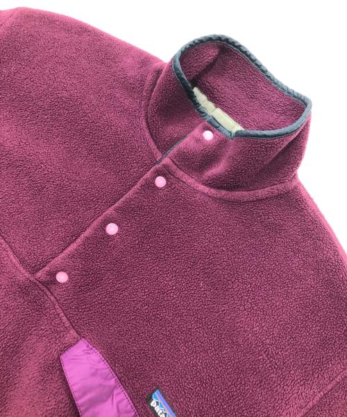 Patagonia（パタゴニア）Patagonia (パタゴニア) シンチラ スナップT フリース エンジ サイズ:Mの古着・服飾アイテム