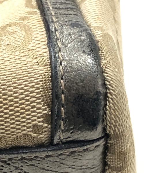 GUCCI（グッチ）GUCCI (グッチ) キャンバスミニボストンバッグ ベージュの古着・服飾アイテム