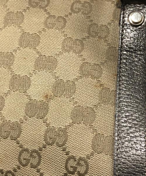 GUCCI（グッチ）GUCCI (グッチ) キャンバスミニボストンバッグ ベージュの古着・服飾アイテム
